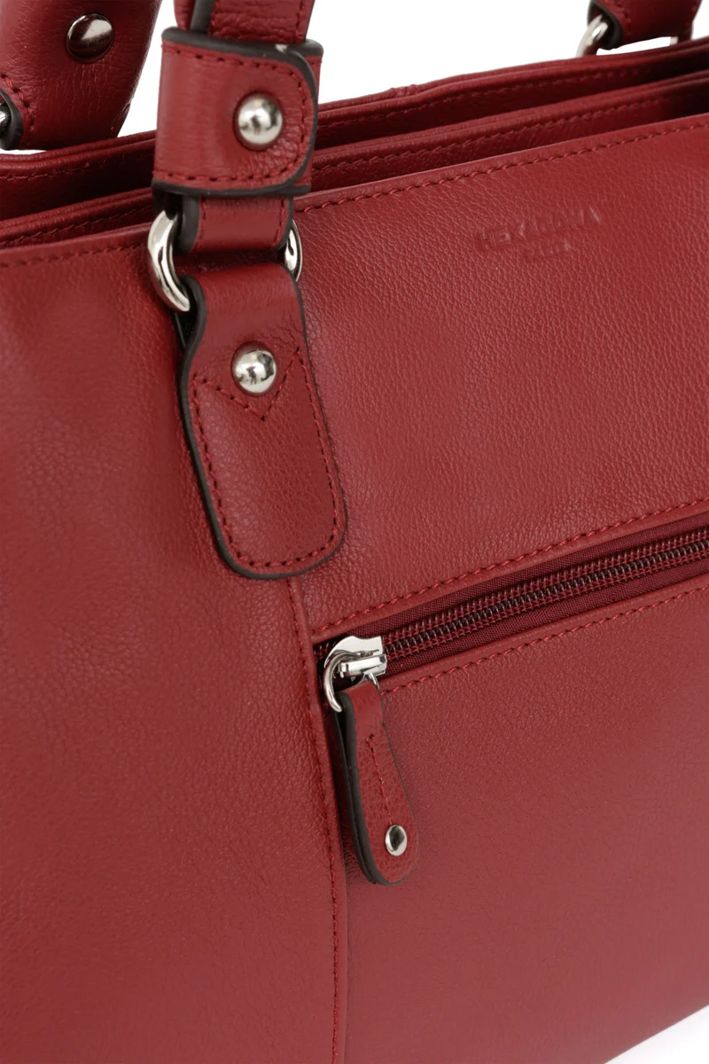 Sac porté épaule 2 anses - Cuir