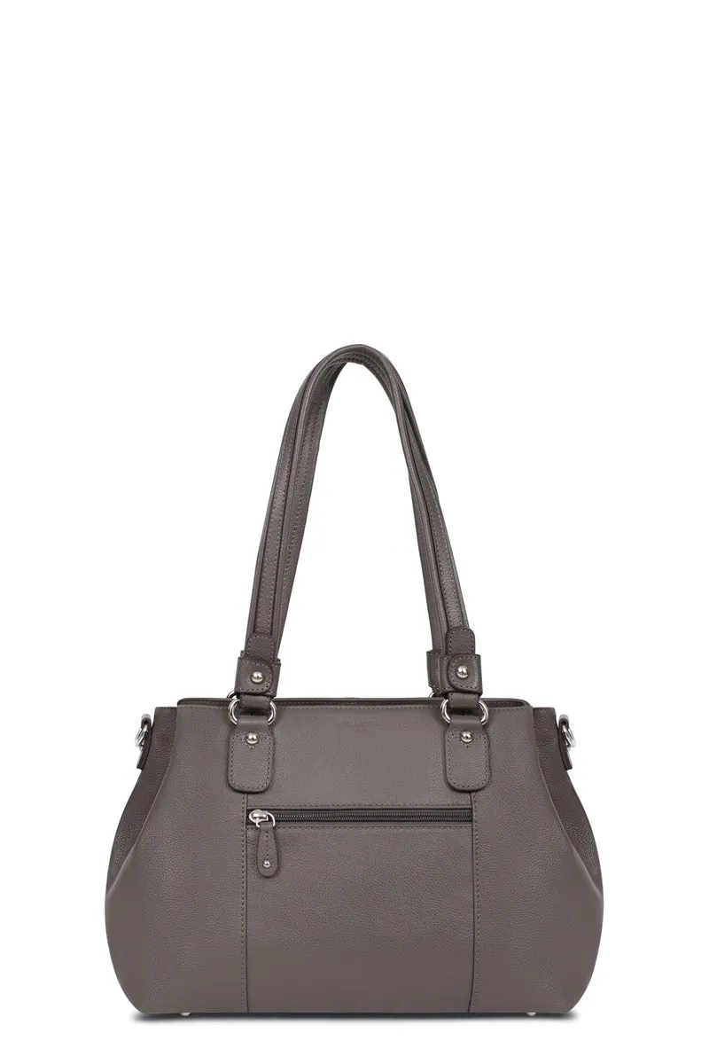 Sac porté épaule 2 anses - Cuir