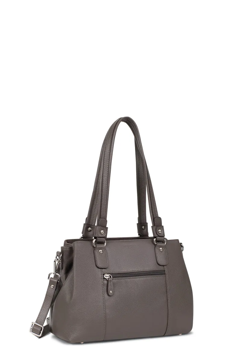Sac porté épaule 2 anses - Cuir