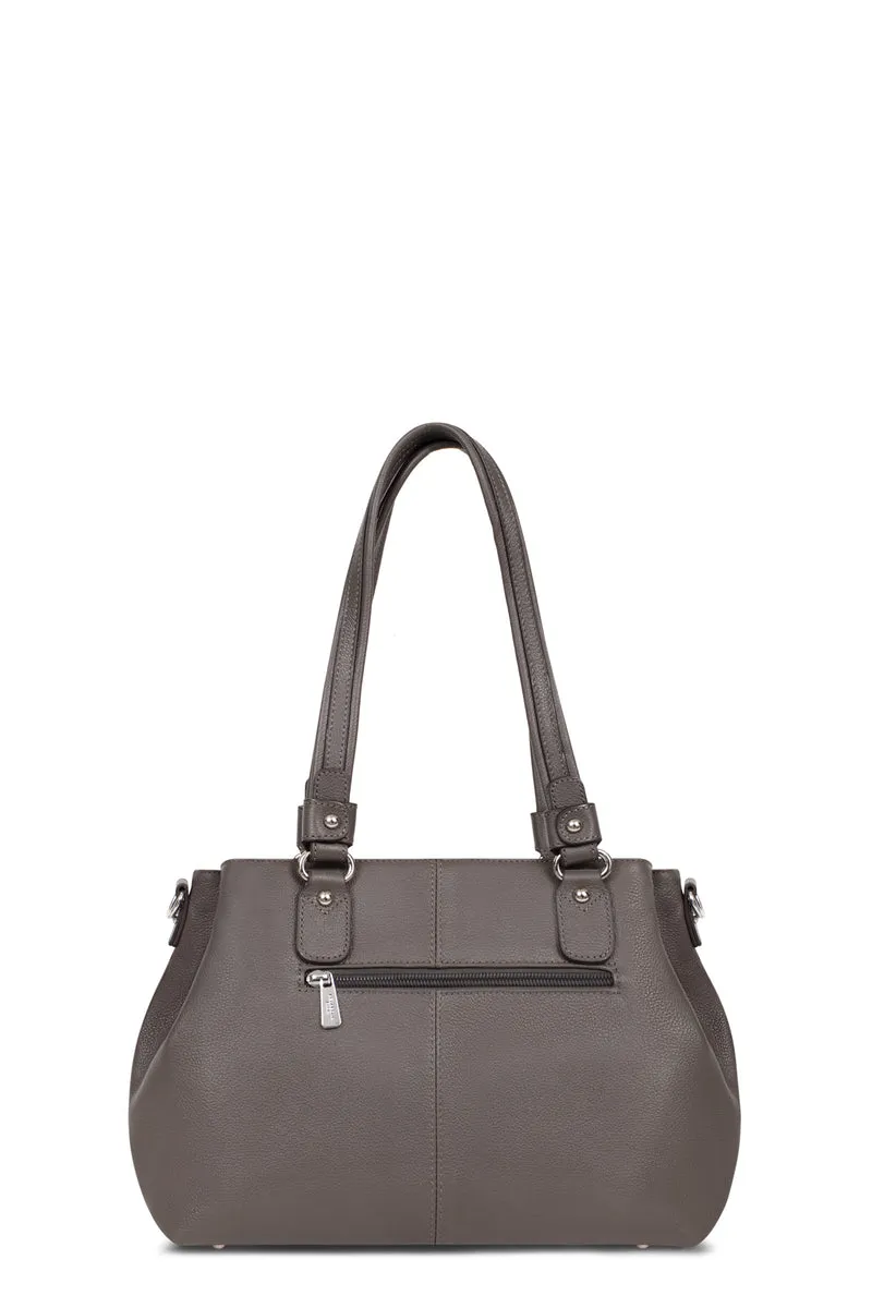 Sac porté épaule 2 anses - Cuir