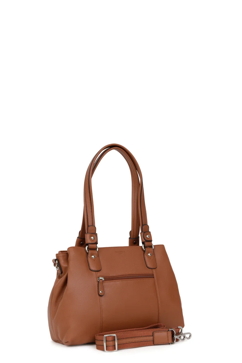 Sac porté épaule 2 anses - Cuir