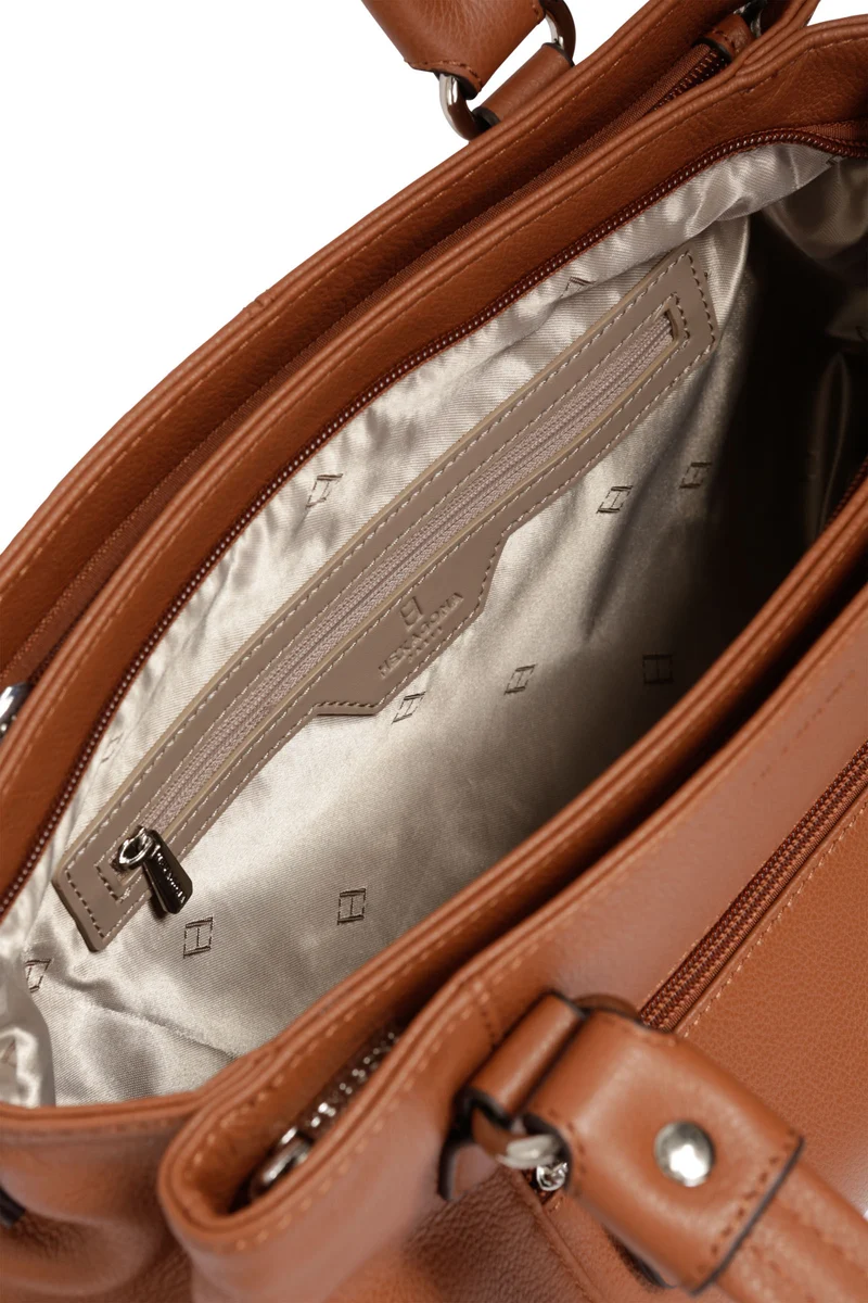 Sac porté épaule 2 anses - Cuir