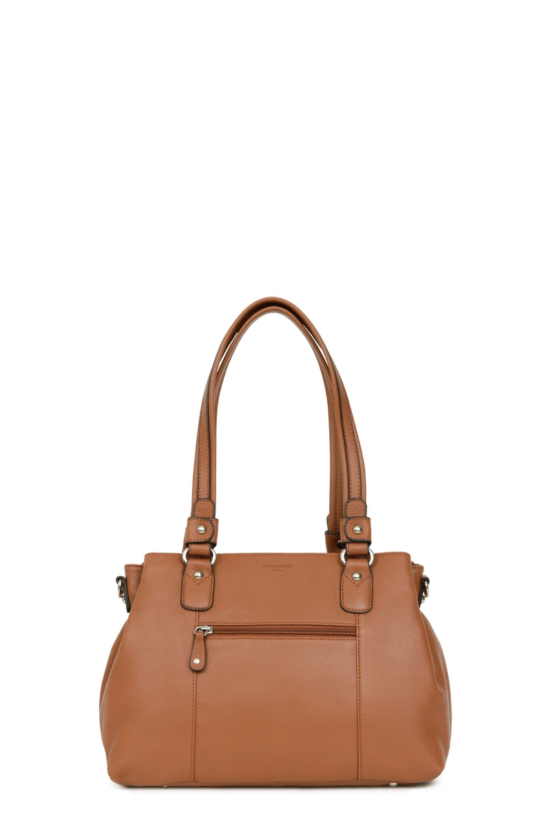 Sac porté épaule 2 anses - Cuir