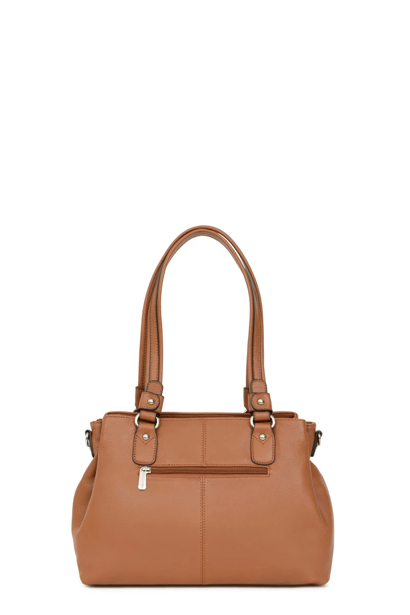 Sac porté épaule 2 anses - Cuir