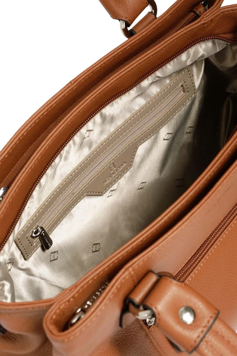 Sac porté épaule 2 anses - Cuir