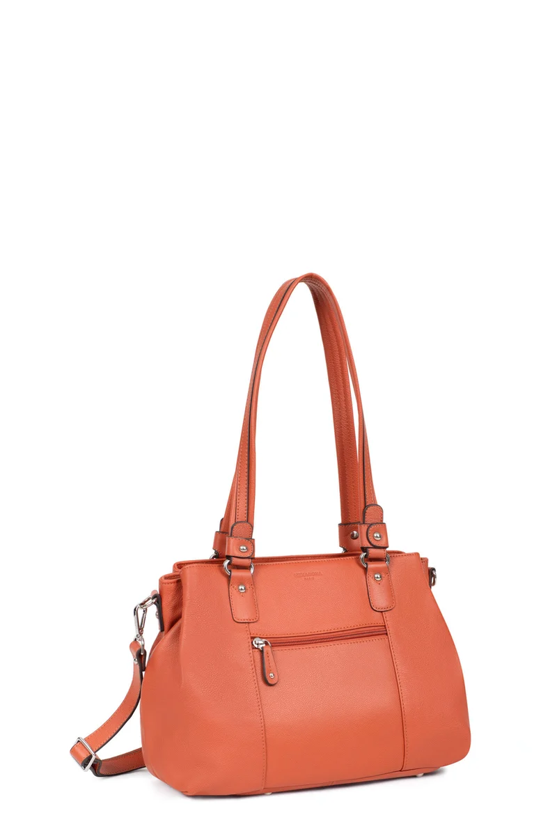 Sac porté épaule 2 anses - Cuir