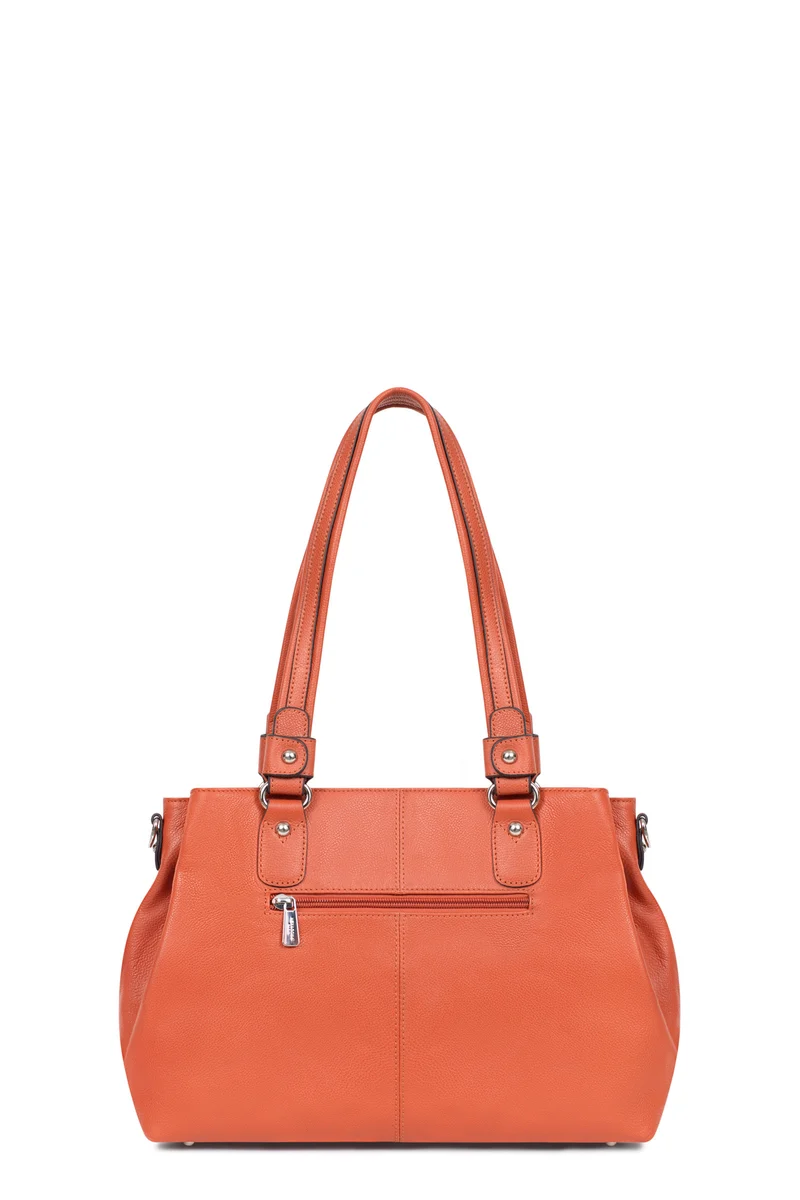 Sac porté épaule 2 anses - Cuir