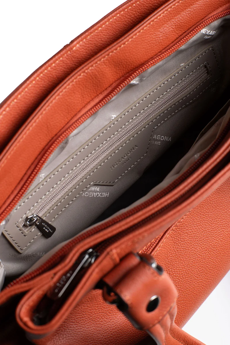 Sac porté épaule 2 anses - Cuir