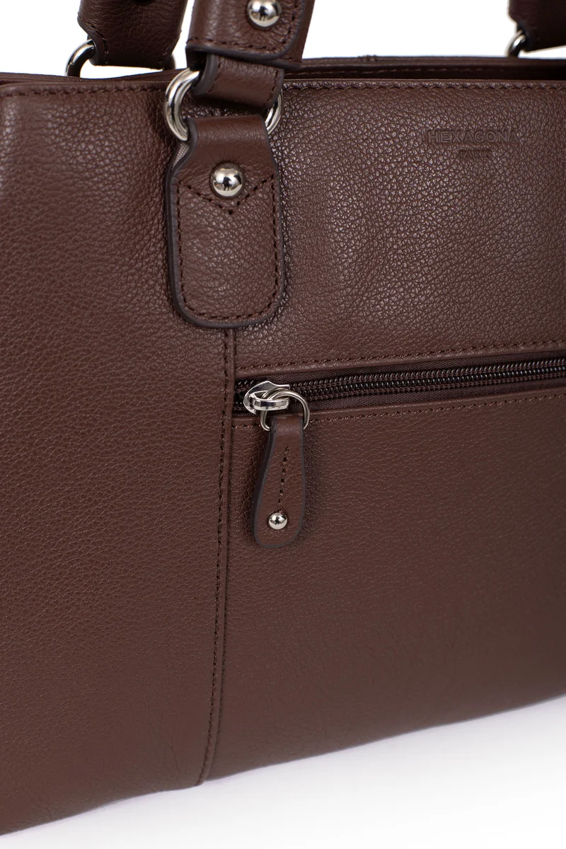 Sac porté épaule 2 anses - Cuir