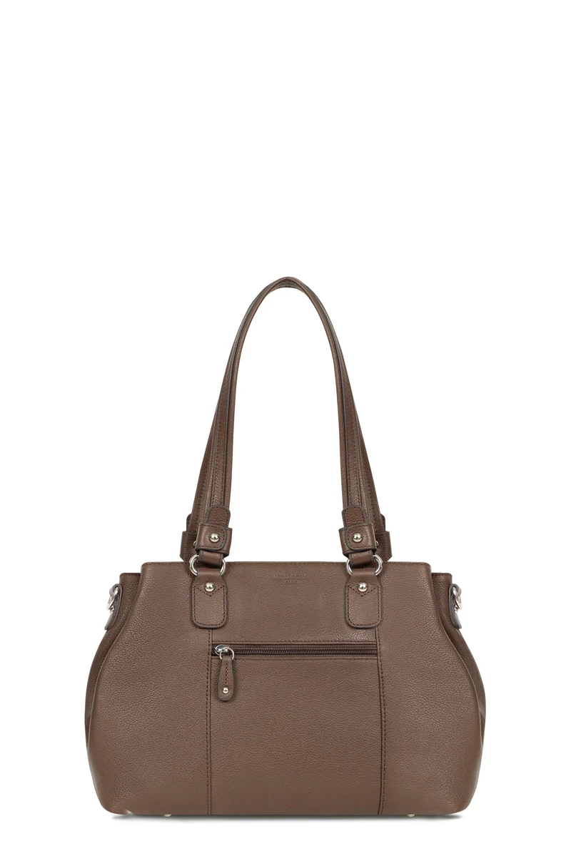 Sac porté épaule 2 anses - Cuir