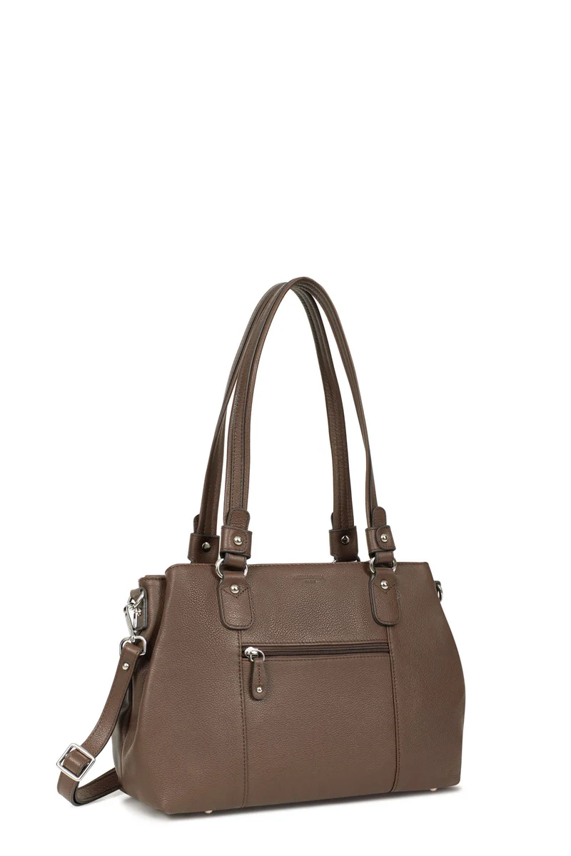 Sac porté épaule 2 anses - Cuir