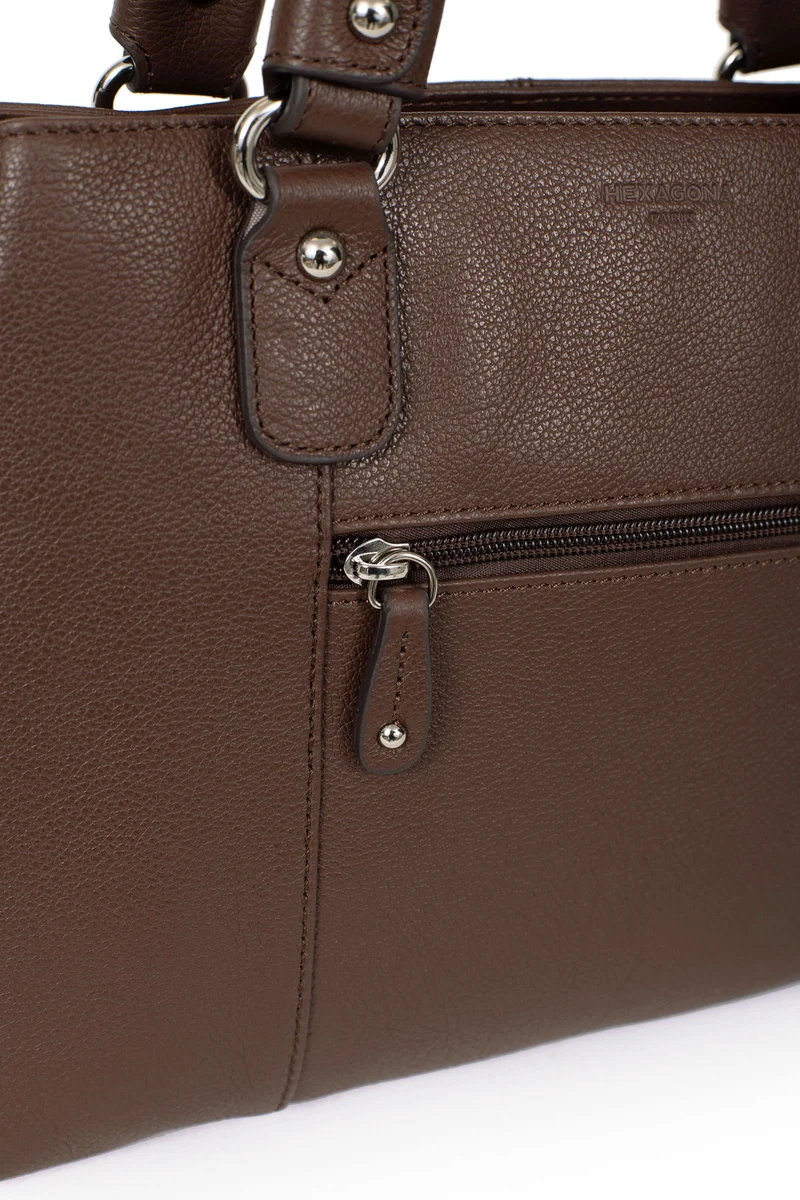 Sac porté épaule 2 anses - Cuir