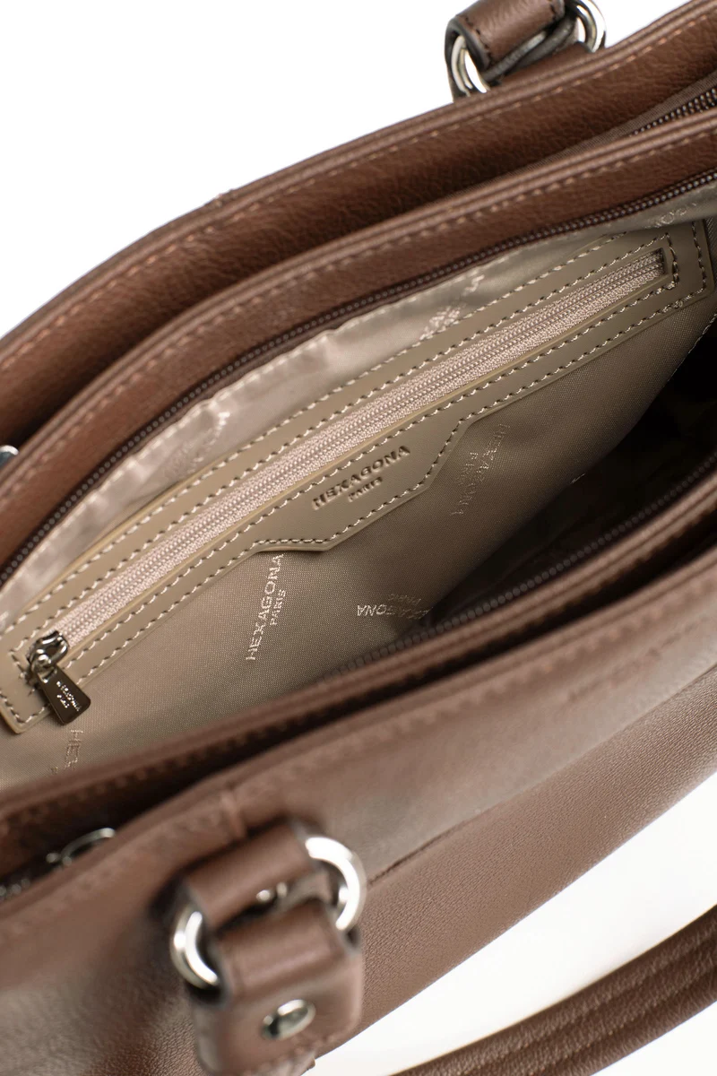 Sac porté épaule 2 anses - Cuir