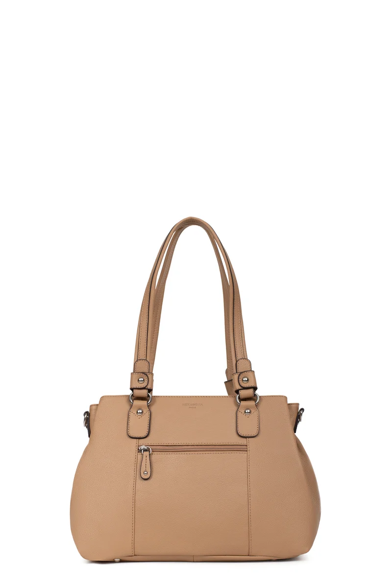 Sac porté épaule 2 anses - Cuir
