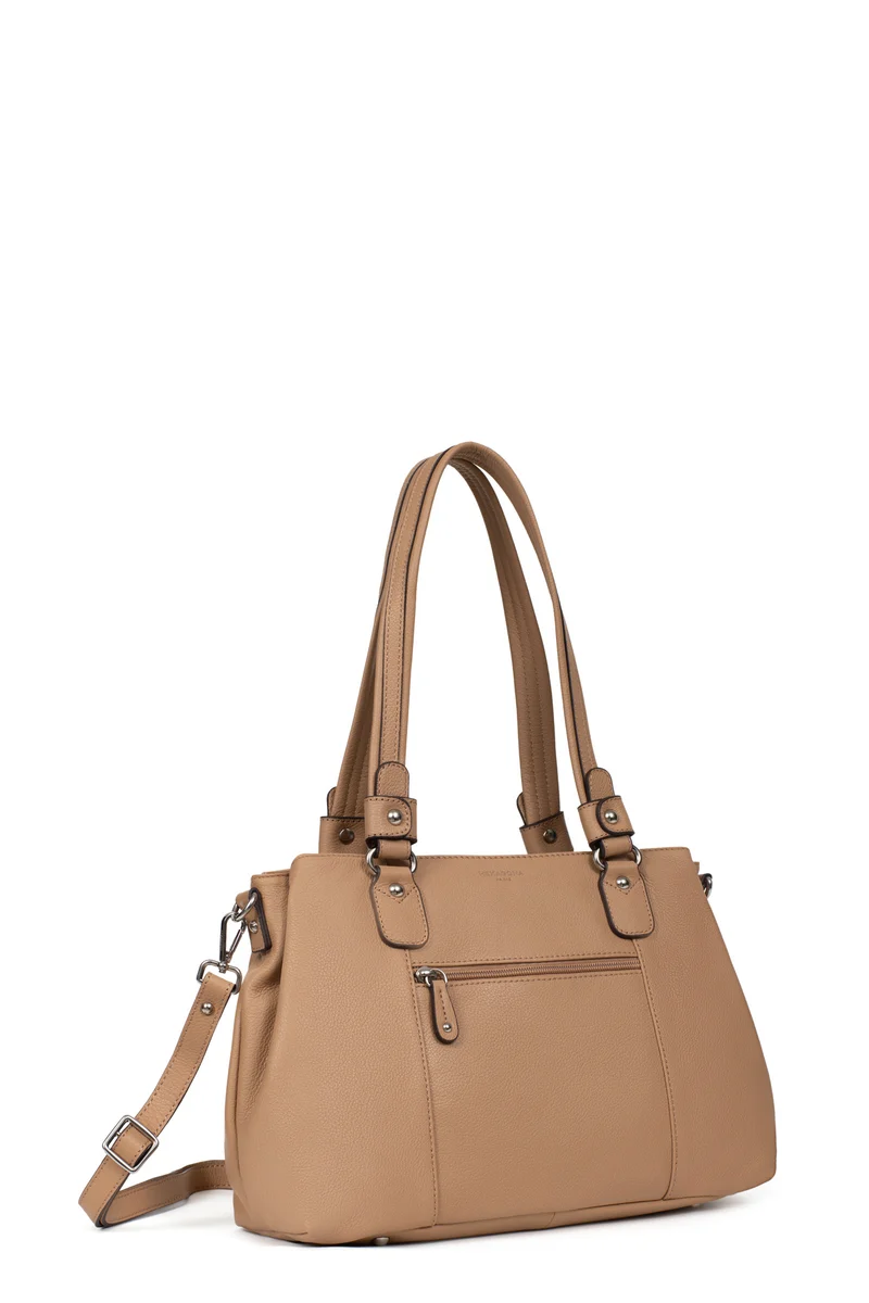 Sac porté épaule 2 anses - Cuir