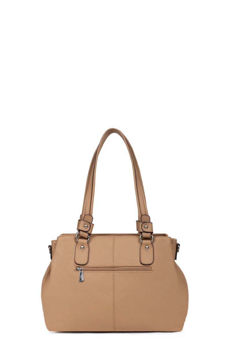 Sac porté épaule 2 anses - Cuir