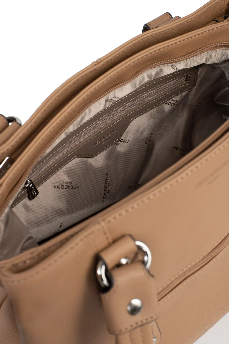 Sac porté épaule 2 anses - Cuir