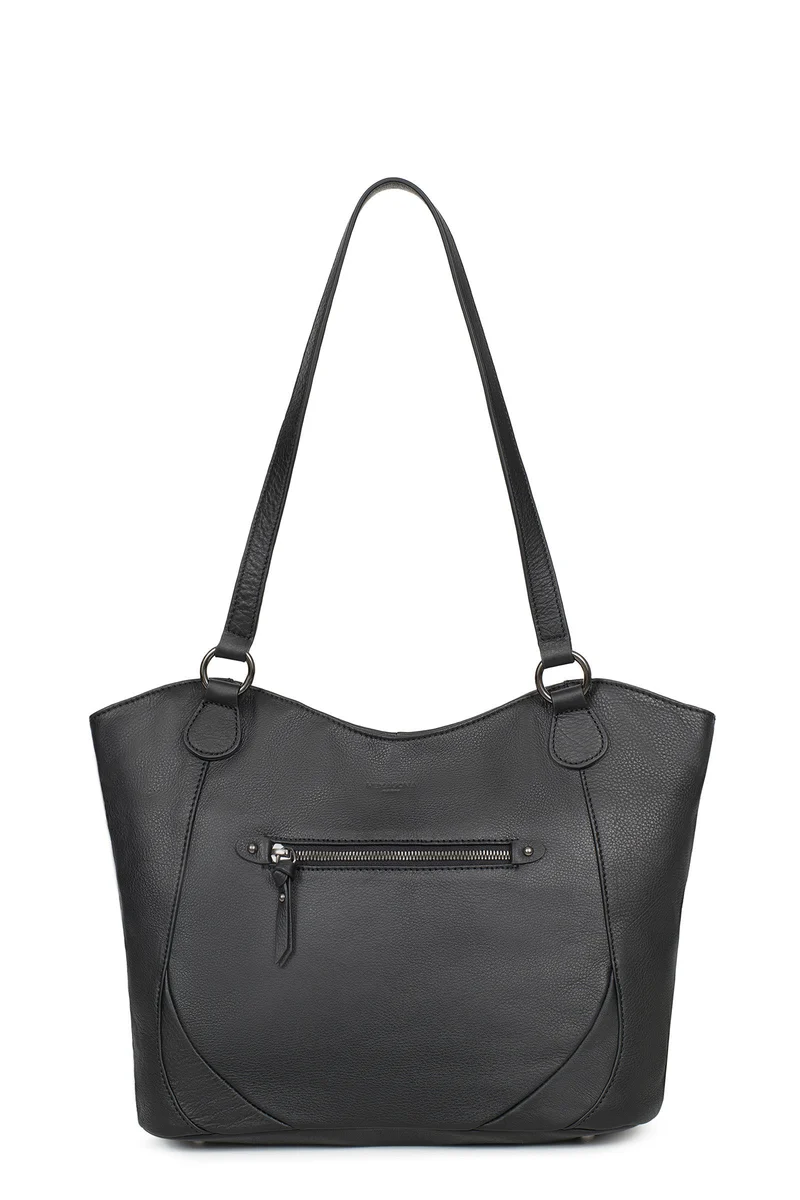 Sac porté épaule 2 anses - A4 - Cuir