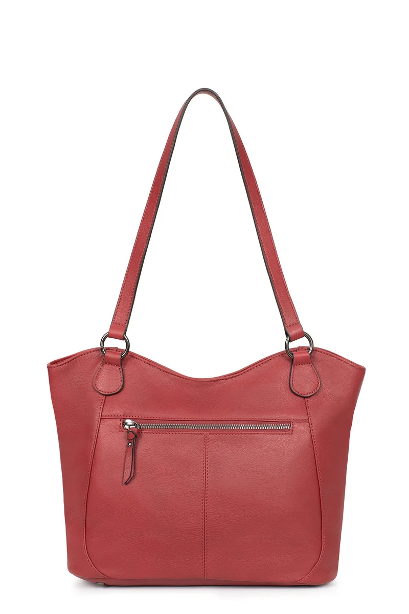 Sac porté épaule 2 anses - A4 - Cuir