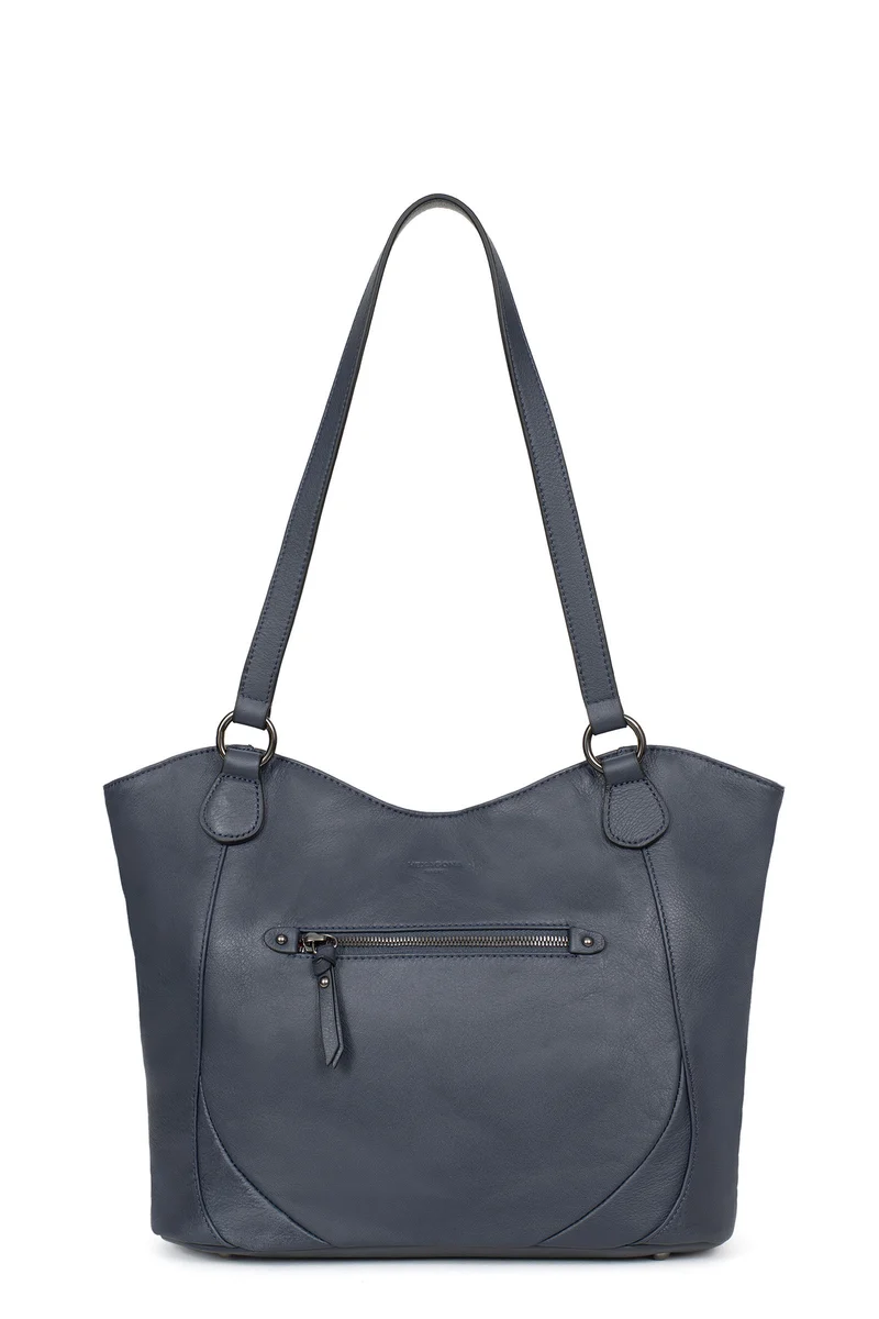 Sac porté épaule 2 anses - A4 - Cuir