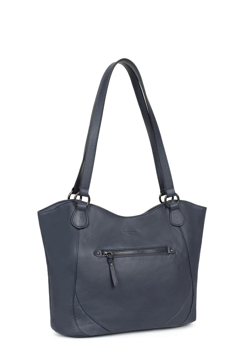 Sac porté épaule 2 anses - A4 - Cuir