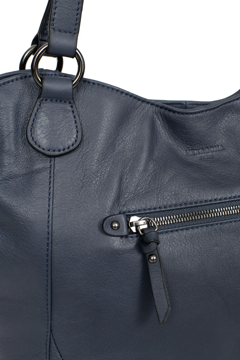 Sac porté épaule 2 anses - A4 - Cuir