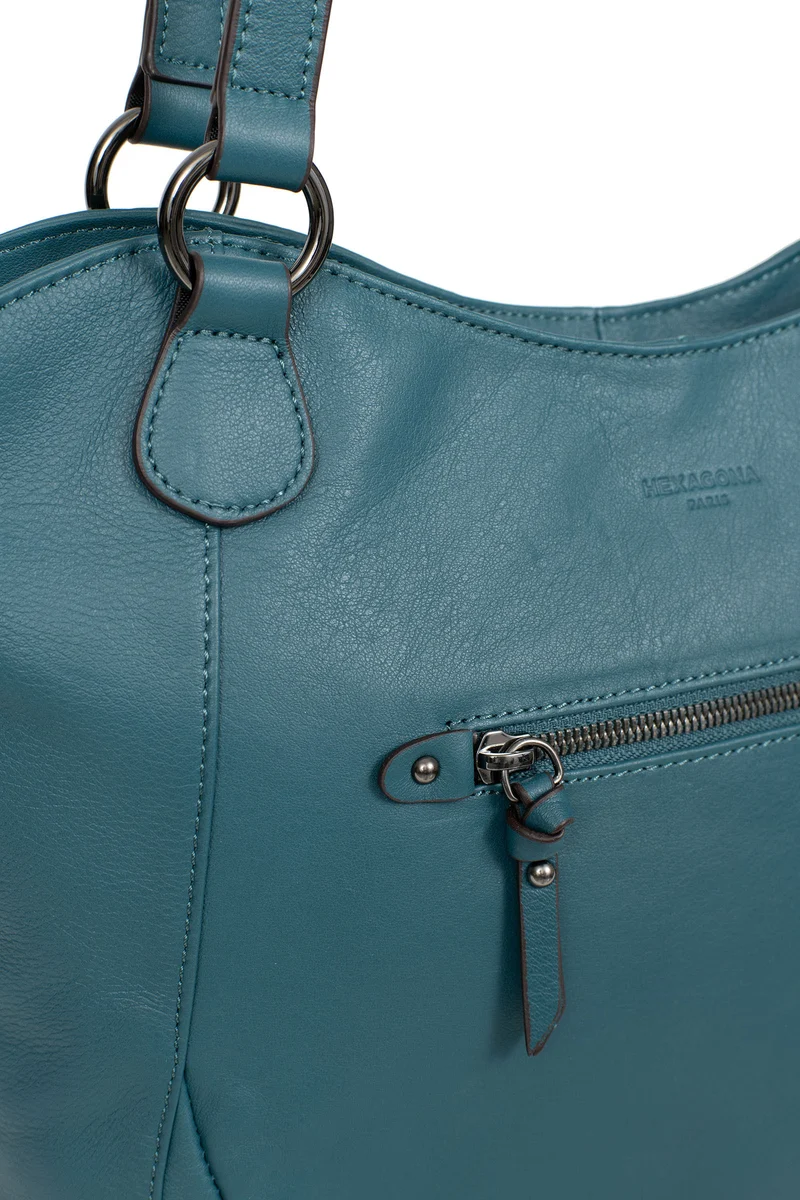 Sac porté épaule 2 anses - A4 - Cuir