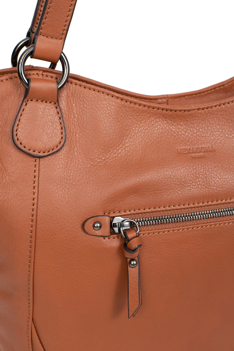 Sac porté épaule 2 anses - A4 - Cuir