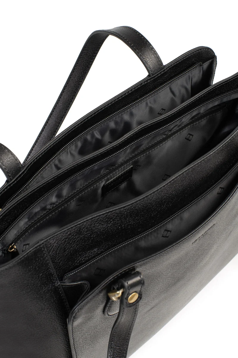 Sac porté épaule 2 anses - A4 - Cuir