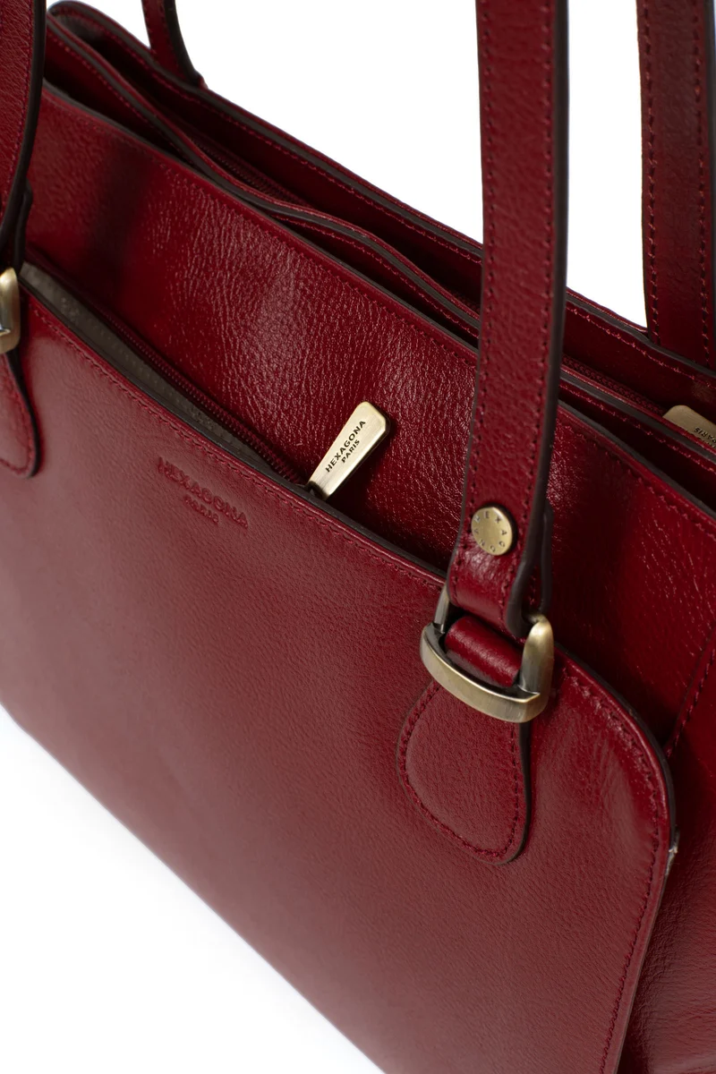 Sac porté épaule 2 anses - A4 - Cuir