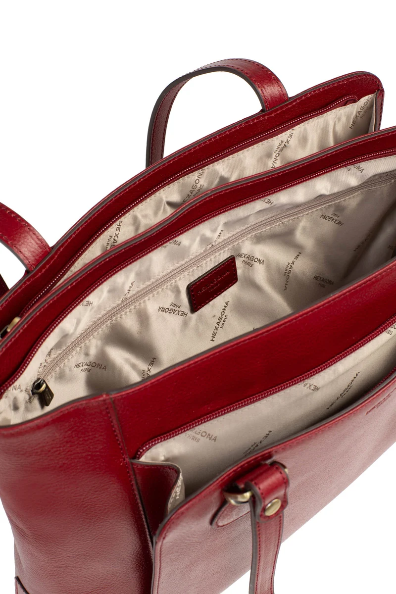 Sac porté épaule 2 anses - A4 - Cuir