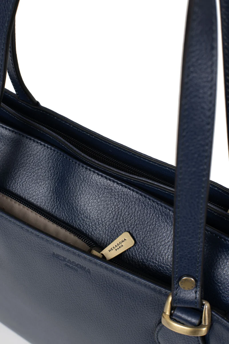 Sac porté épaule 2 anses - A4 - Cuir