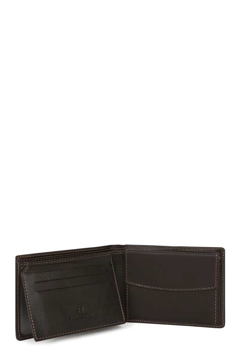 Portefeuille italien - 2 volets - Cuir