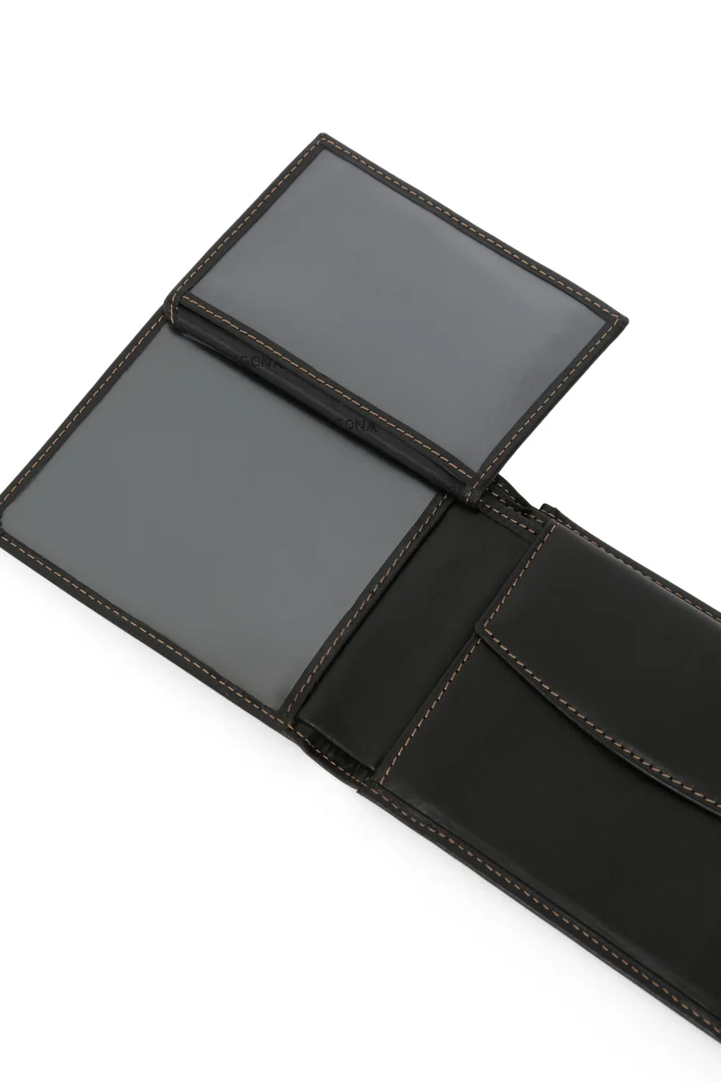 Portefeuille italien - 2 volets - Cuir