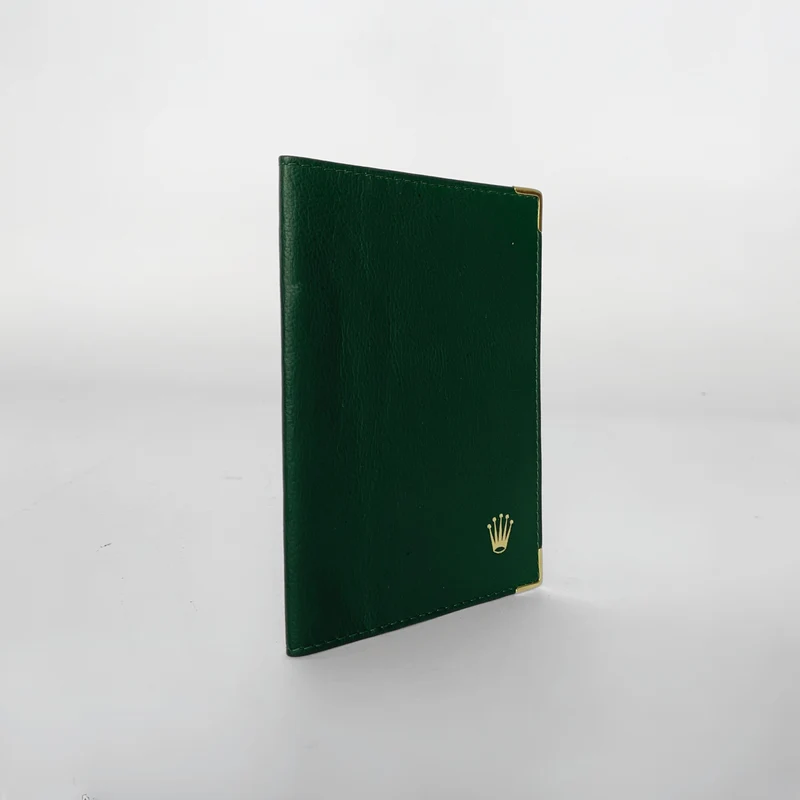 Étui à passeport Rolex en cuir