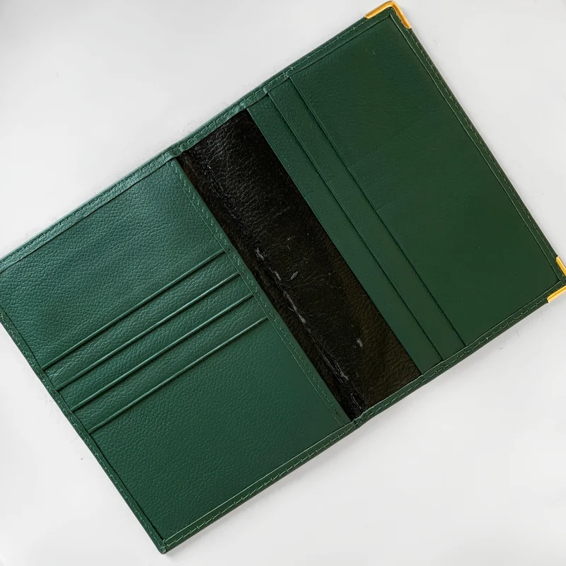 Étui à passeport Rolex en cuir