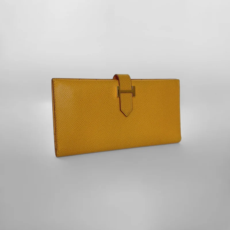 Hermès Bearn Portefeuille Epsom Cuir