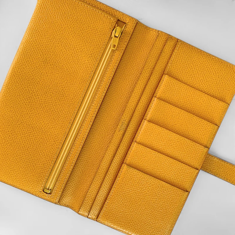 Hermès Bearn Portefeuille Epsom Cuir
