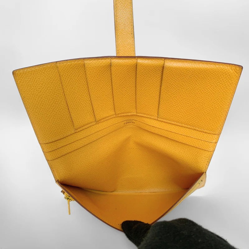 Hermès Bearn Portefeuille Epsom Cuir