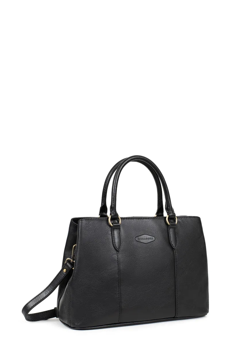 Sac porté main 2 poignées - Cuir