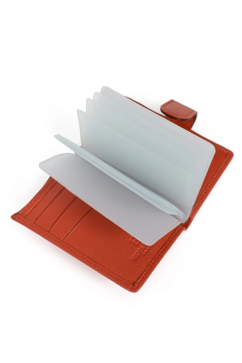 Porte-cartes - 1 volet - Cuir
