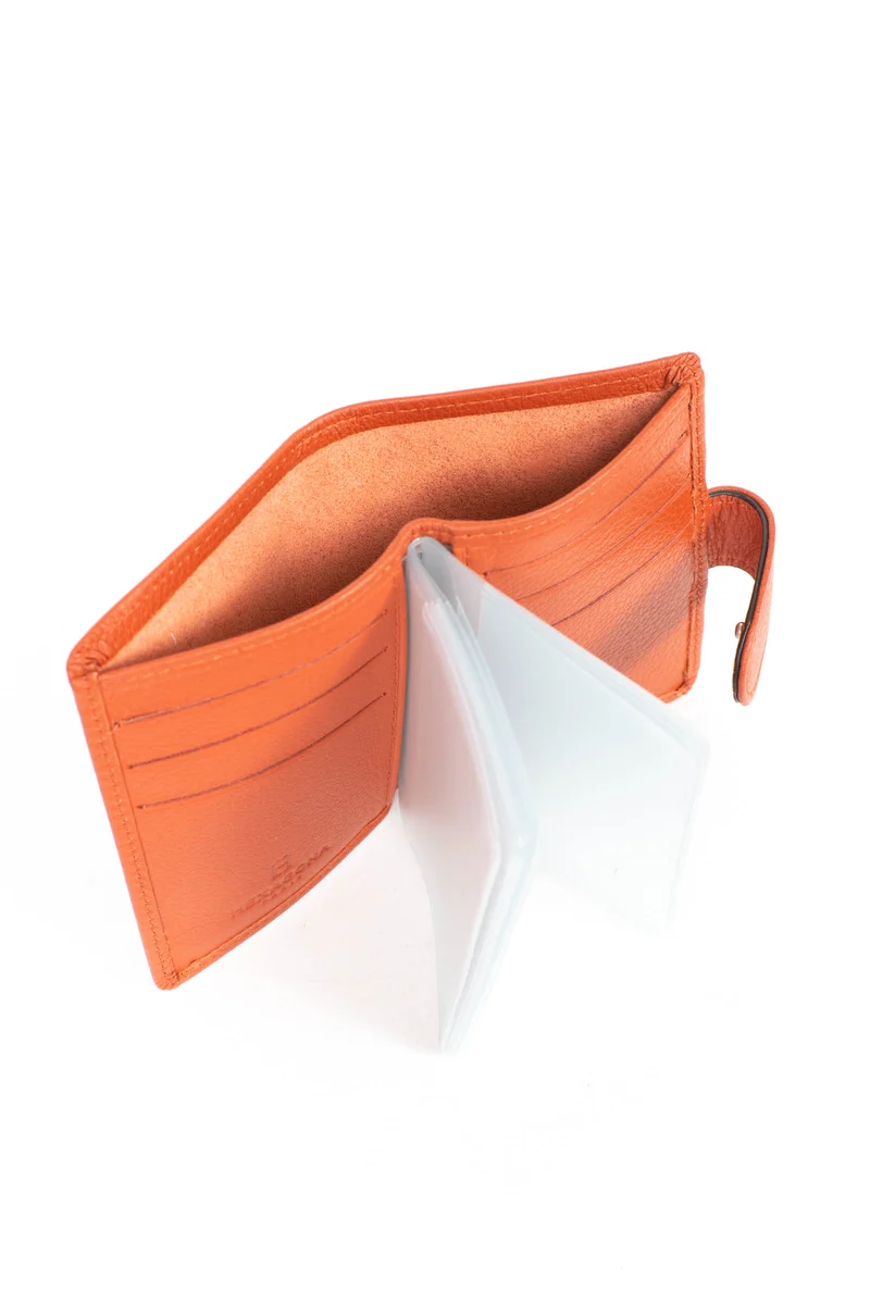 Porte-cartes - 1 volet - Cuir