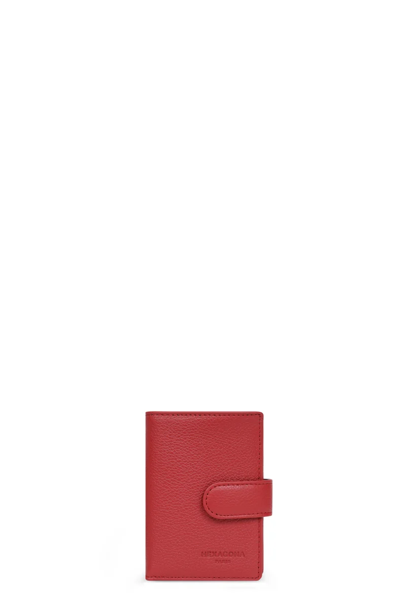 Porte-cartes - 1 volet - Cuir