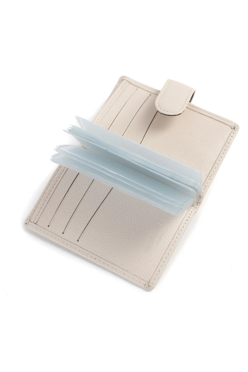 Porte-cartes - 1 volet - Cuir
