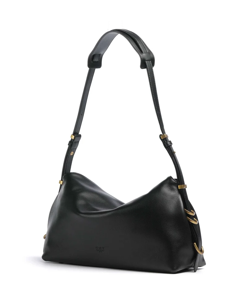 Pinko Saddle Sac porté épaule nero/antique gold