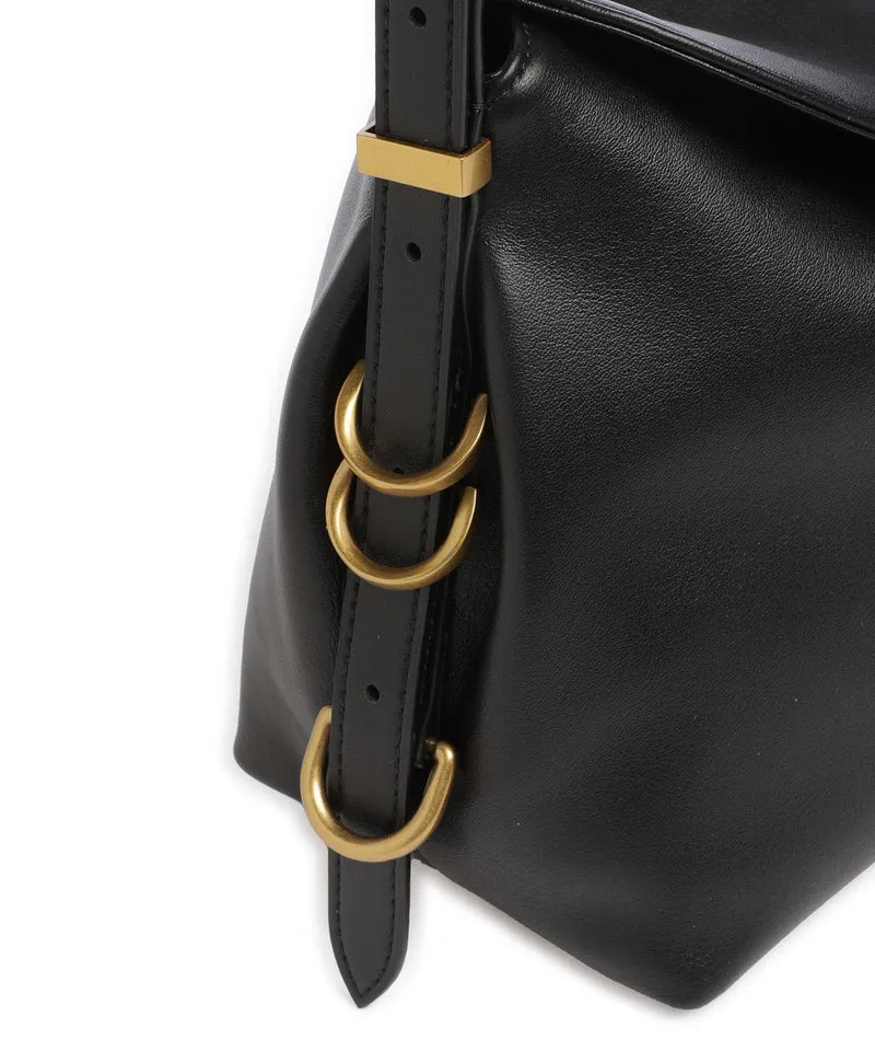 Pinko Saddle Sac porté épaule nero/antique gold