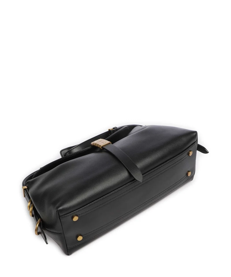 Pinko Saddle Sac porté épaule nero/antique gold