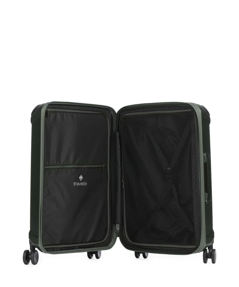 Travelite Millenium Valise 4 roues pine green