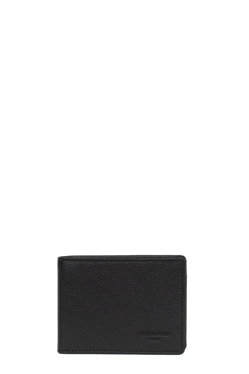 Portefeuille italien - 2 volets - Stop RFID - Cuir de vachette