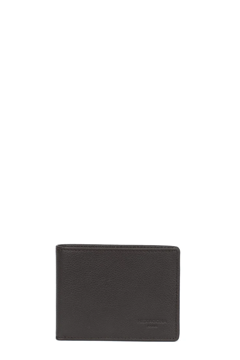 Portefeuille italien - 2 volets - Stop RFID - Cuir de vachette
